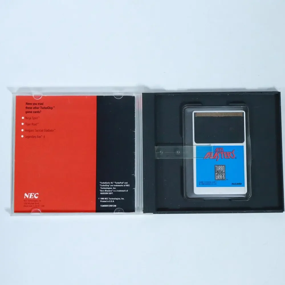 Aero Blasters (TurboGrafx-16, 1990) CIB Manual
